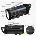 Radio di emergenza a energia solare EM06 con power bank da 2000mAh, torcia e allarme SOS