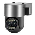 ESCAM G03 Telecamera PTZ WiFi a doppio obiettivo con zoom ottico 8x