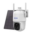 ESCAM G24 H.265 3MP Full HD AI Identify Camera con pannello solare PIR Alarm WiFi Camera Batteria integrata