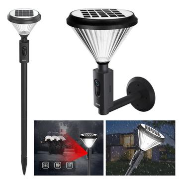 ESCAM QF190 Telecamera di sicurezza luminosa da giardino 1080P ad energia solare