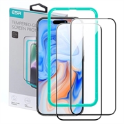 Pellicola Salvaschermo iPhone 16 Pro ESR - 9H, 0.3mm - 2 pezzi