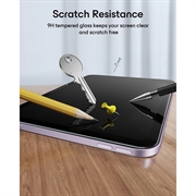 Protezione dello schermo in vetro temperato iPad Mini (2026) ESR UltraFit - 9H, 0.3mm - 2 pz. - Chiaro