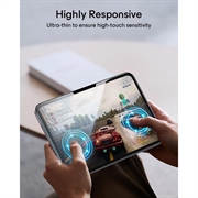 Protezione dello schermo in vetro temperato iPad Mini (2026) ESR UltraFit - 9H, 0.3mm - 2 pz. - Chiaro