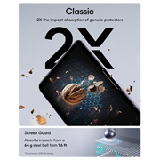 Protezione dello schermo in vetro temperato iPad Mini (2026) ESR UltraFit - 9H, 0.3mm - 2 pz. - Chiaro