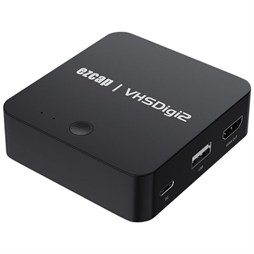 EZCAP 181P Trascrizione con un solo clic da nastro VHS a MP4 Convertitore di registrazione video AV CVBS Registratore con porta video HD