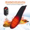 Solette elettriche riscaldate con telecomando - Taglia: 41-46 - Nero