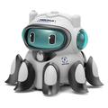 Polpo elettrico interattivo che gattona - Bianco