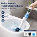 Spazzola elettrica per WC con display a LED - Bianca