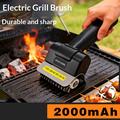 Spazzola elettrica senza fili per la pulizia della griglia - 2000mAh - Nero