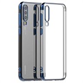 Electroplated Frame Series Huawei P30 TPU Case - Blue / Transparent