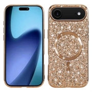 Custodia glitterata per iPhone Air - Compatibile con MagSafe - Oro rosa