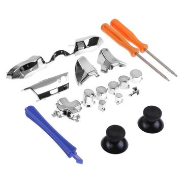 Kit di parti di ricambio placcate per il controller Xbox One Elite - Argento