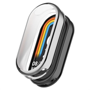 Custodia in TPU Elettroplaccata per Xiaomi Smart Band 10 - Color Argento