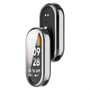 Custodia in TPU Elettroplaccata per Xiaomi Smart Band 10 - Color Argento