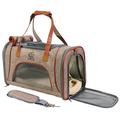 Elegante borsa per cani - 46x26x28cm - Marrone