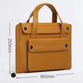 Elegante borsa a tracolla per laptop - 13.3"-14" - Marrone