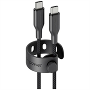 Cavo USB-C Empower by PanzerGlass Racing - 60W, 2m - Nero