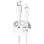 Cavo USB-C / Lightning Empower by PanzerGlass Racing - 60W, 1.2m - Bianco