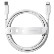 Cavo USB-C / Lightning Empower by PanzerGlass Racing - 60W, 1.2m - Bianco