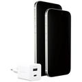 Empower by PanzerGlass Turbo 35W GaN Fast Charger - USB-C, USB-A - Bianco