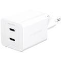 Empower by PanzerGlass Turbo 45W USB-C GaN Caricabatterie rapido - Bianco