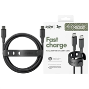 Cavo USB-C Empower by PanzerGlass - 240W, 2m