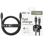 Cavo USB-C Empower by PanzerGlass - 240W, 1.2m
