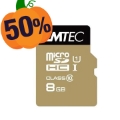 Emtec Gold+ Scheda di memoria MicroSDHC con adattatore ECMSDM8GHC10GP - 8 GB