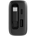 Caricabatterie da parete Energea Ampcharge Arc 65 GaN con cavo USB-C retrattile - Canna di Fucile