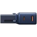 Adattatore TravelGo 35 di Energea - US, UK, AU, EU, PD 35W - Blu