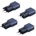 Adattatore TravelGo 35 di Energea - US, UK, AU, EU, PD 35W - Blu