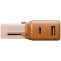 Adattatore TravelGo 35 di Energea - USA, UK, AU, EU, PD 35W - Arancione