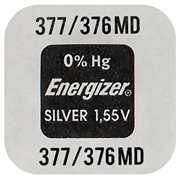 Pila per orologi Energizer 377/376 SR626SW all\'ossido d\'argento da 1.55V