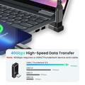 Adattatore USB-C a 90 gradi Enkay ENK-AT133 con supporto 4K - 40Gbps/240W - Nero