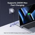 Adattatore USB-C a 90 gradi Enkay ENK-AT133 con supporto 4K - 40Gbps/240W - Nero