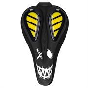 Enlee EN-330 Coprisella per bicicletta resistente all'acqua con imbottitura in silicone - Giallo / Nero / Bianco