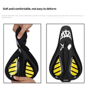 Enlee EN-330 Coprisella per bicicletta resistente all\'acqua con imbottitura in silicone - Giallo / Nero / Bianco