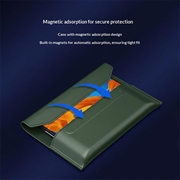 Samsung Galaxy Z Custodia trifold in pelle con chiusura magnetica - Verde