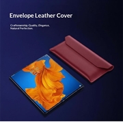 Samsung Galaxy Z Custodia trifold in pelle con chiusura magnetica - Rosso