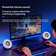 Altoparlanti da tavolo da gioco Erazer A500 2.0 RGB - 10W