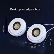 Altoparlanti da tavolo da gioco Erazer A500 2.0 RGB - 10W