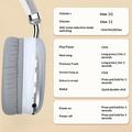 Cuffie wireless Erazer EM-Z03 con ANC - Argento
