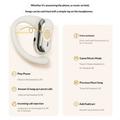 Auricolari wireless a clip Erazer ER50 con design a orecchio aperto - Bianco