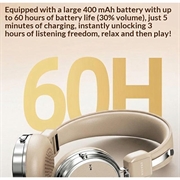 Cuffie wireless retrò Erazer R1 con ENC - Beige