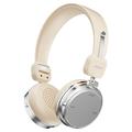 Cuffie wireless retrò Erazer R1 con ENC - Beige