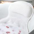 Cuscino ergonomico per vasca da bagno 4D - Bianco