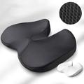 Cuscino ergonomico in rete per sedili auto con schiuma di memoria - Nero