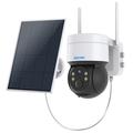 Telecamera di sicurezza PTZ ad energia solare Escam QF170 con rilevamento del movimento PIR