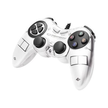 Gamepad / controller di gioco per PC Esperanza Fighter - Bianco / Nero