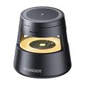 Supporto di ricarica wireless magnetico 4-in-1 di Essager - 15W - Nero